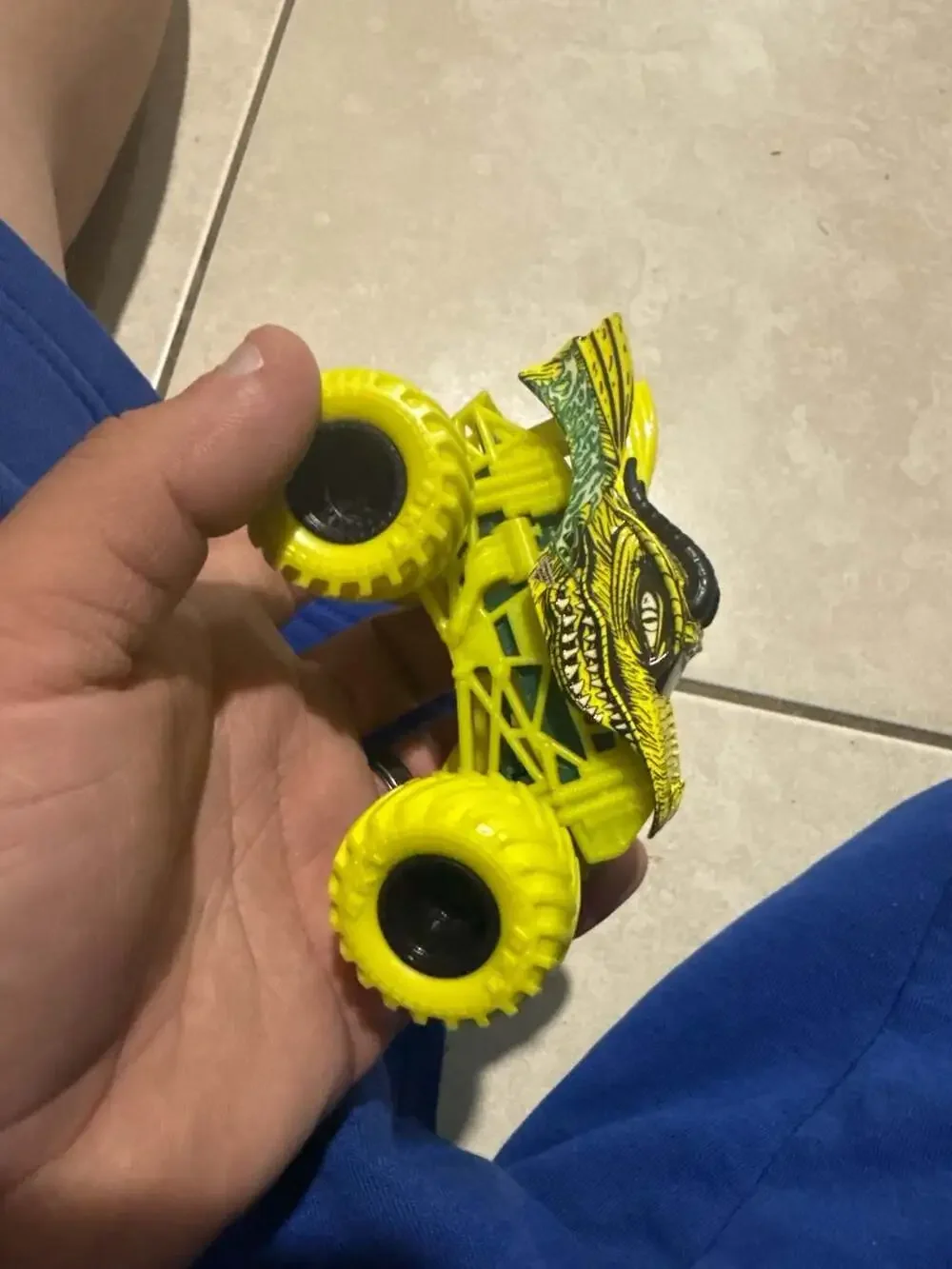 Monster Jam 2024 Series 36 Overcharged Dragon Yellow 1:64 Scale Monster Truck